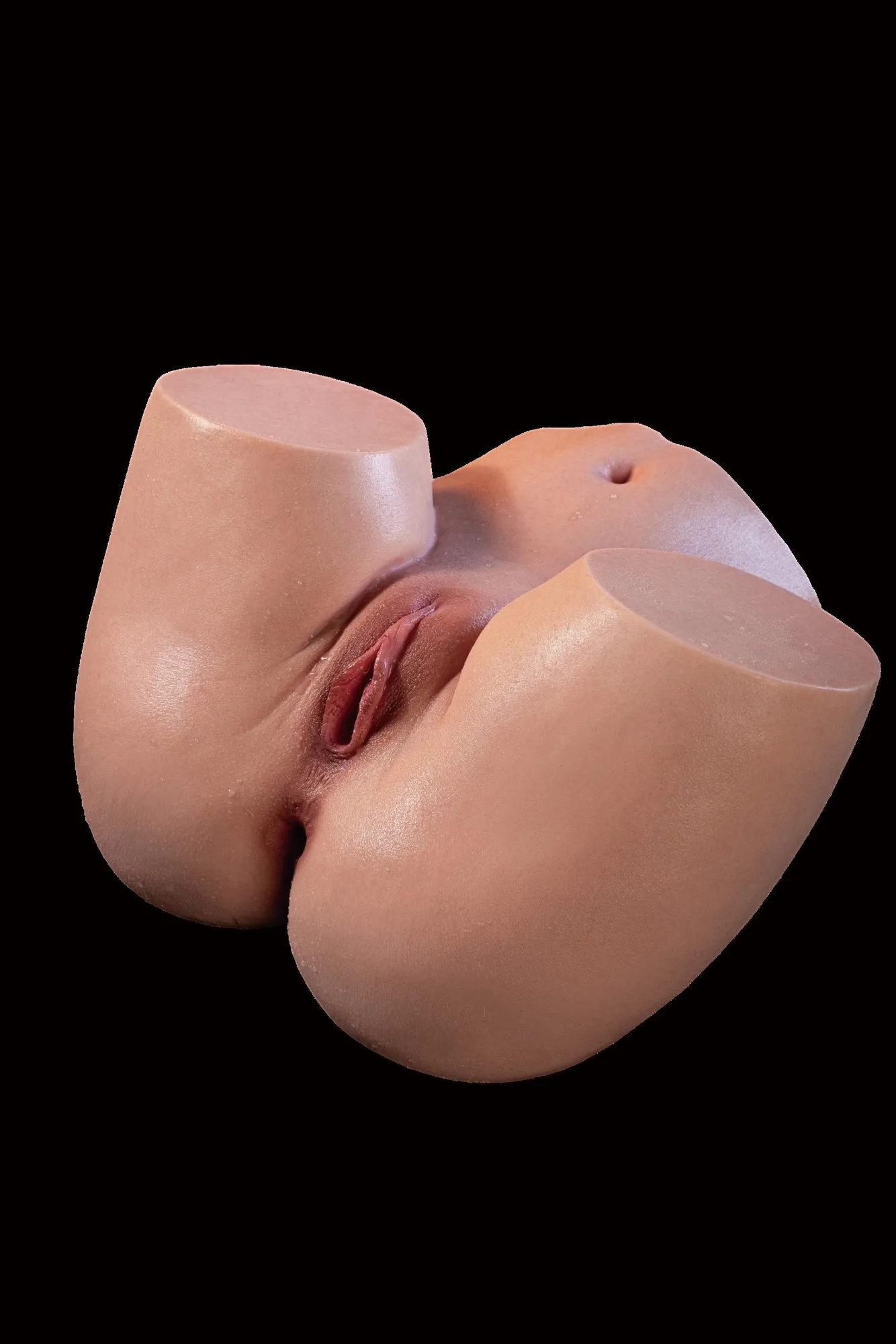 Hand-painted eye detail on a doll head