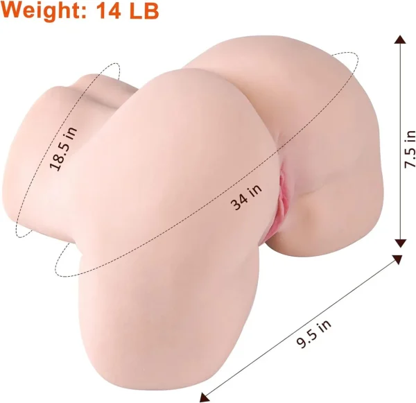 MZRAI Inaya 8kg Big Butt TPE Doll, Mid-Size Hip Mold | EU Stock — photo 1
