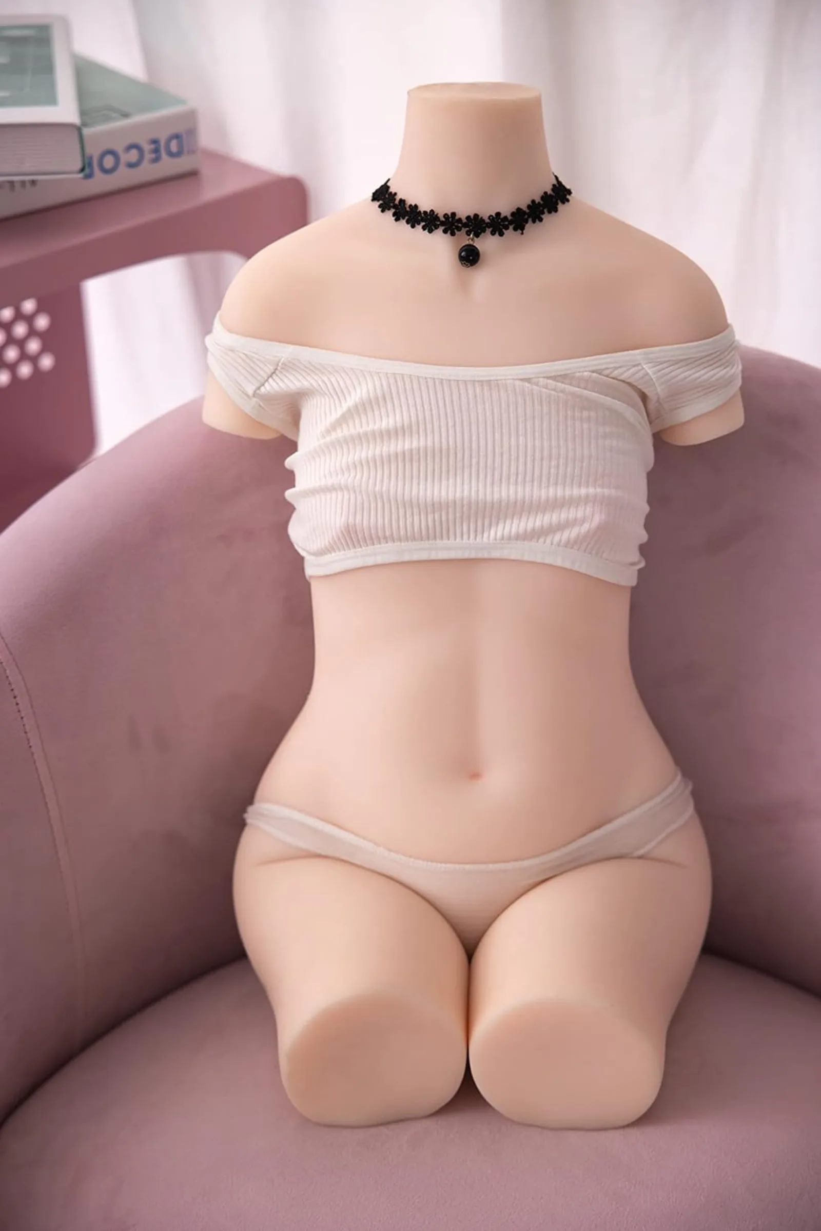MZRAI Gemma 14kg Female TPE Torso Doll, Flat-Chest Torso With Arms | EU Stock — photo 3