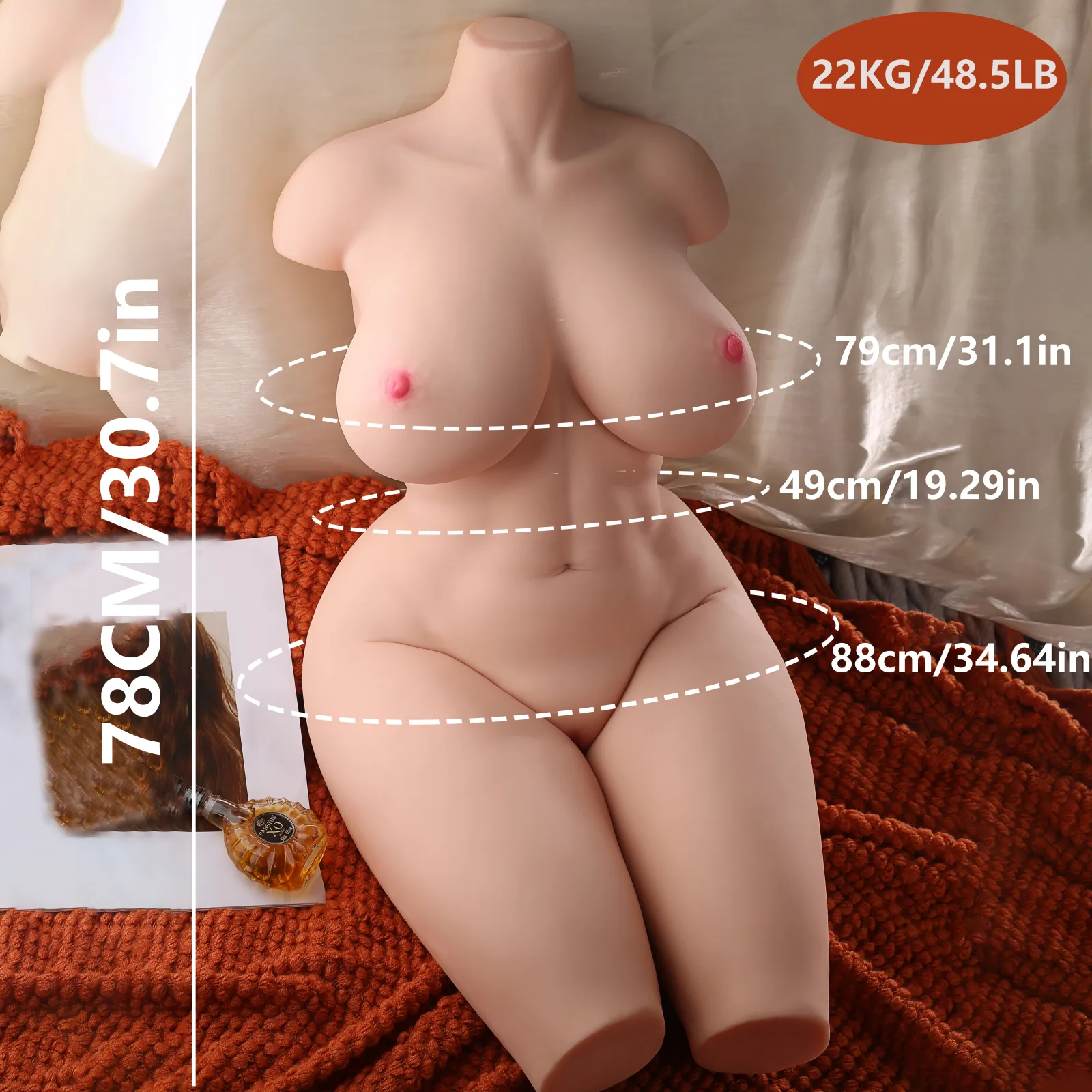 MZRAI Marisol 24kg Female TPE Torso Doll, Xl Full-Size Torso | EU Stock — photo 5