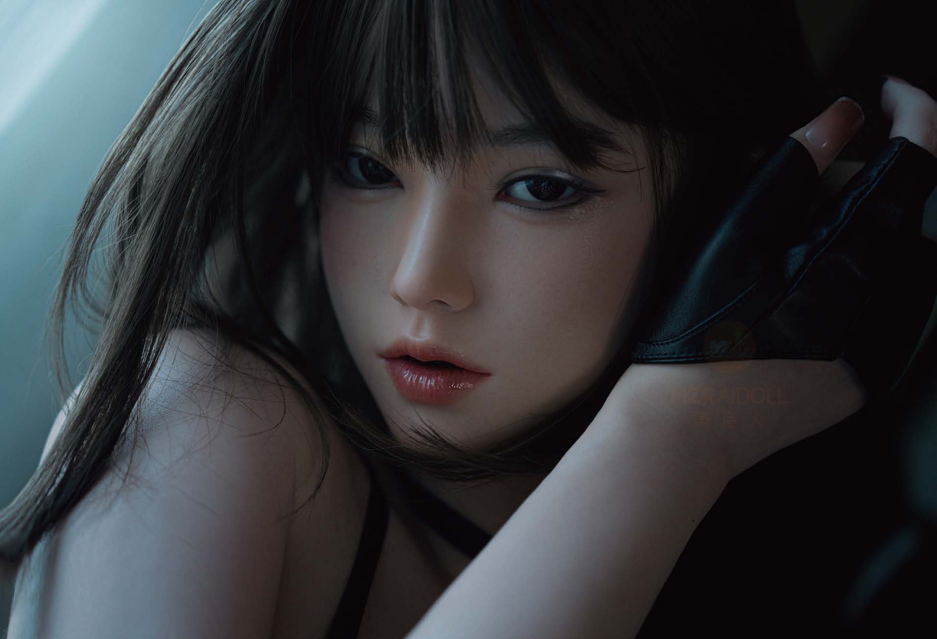 Close up beauty portrait from the Qijiayu Doll catalog